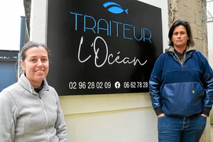 les propriétaires de la poissonnerie